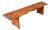 1970s Mid-Century Modern Live Edge Solid Wood Bench For Sale