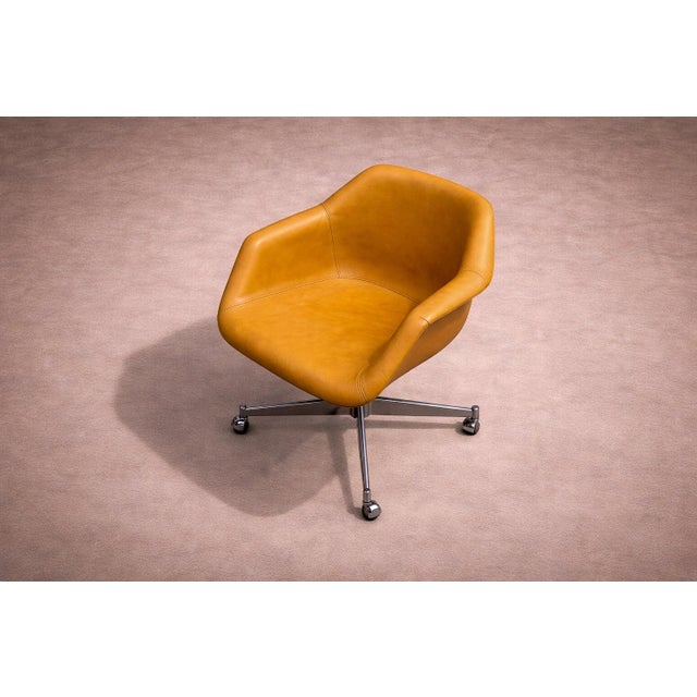 1960s Mid-Century Modern Armchair in Leather and Metal, Jorge Zalszupin, 1960s For Sale - Image 5 of 11