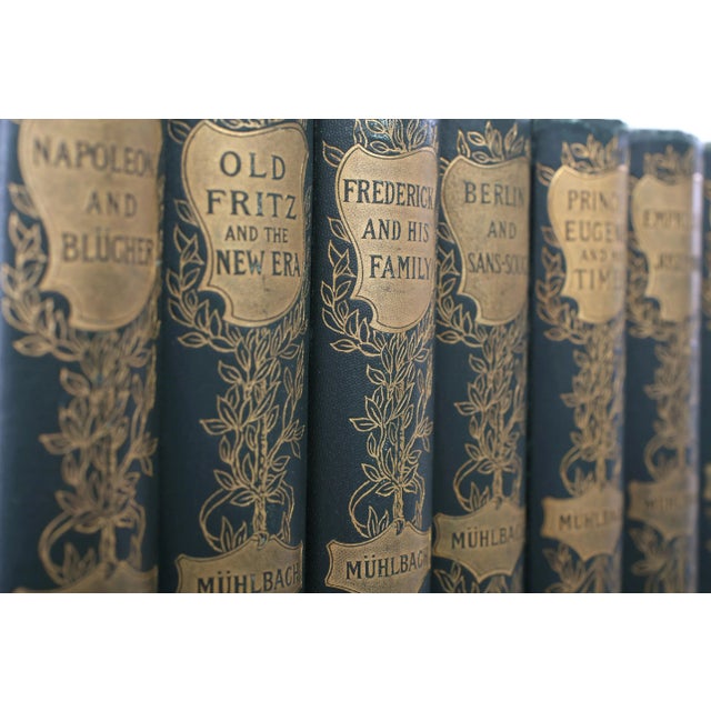 19th Century Collection Leather Bound Library Book Set - 7 Pieces For Sale - Image 5 of 11