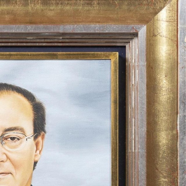 Pedro Ferreira, Pinto Da Costa, 2001, Oil on Canvas For Sale - Image 4 of 6