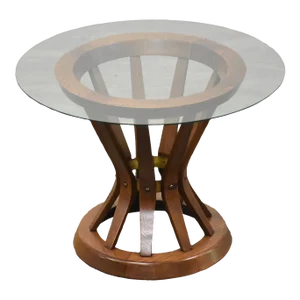 Edward Wormley Style Wheat End Table