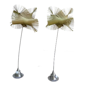 1990s Mini Mikado Floor Lamps a Pair