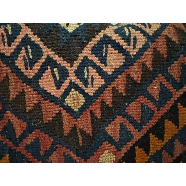Early 20th Century Vintage Kilim Pillows For Sale - Image 5 of 7