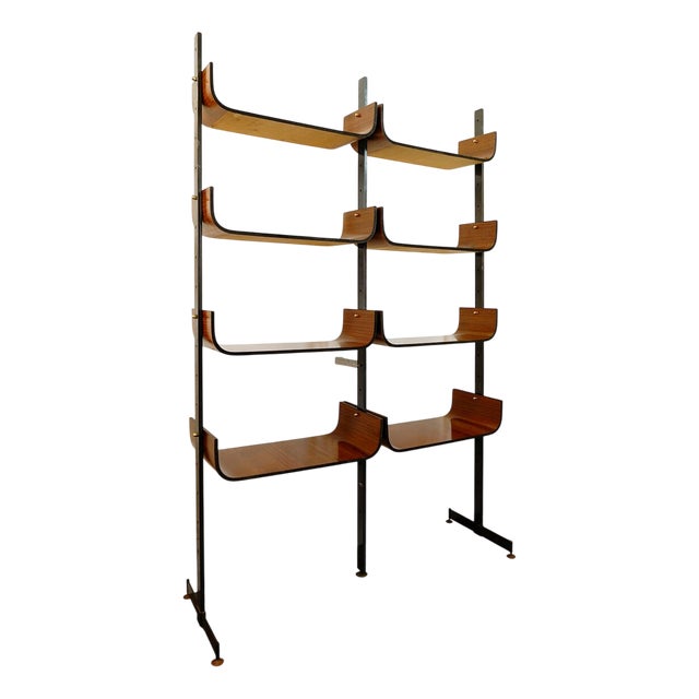 Wall Unit by Franco Campo and Carlo Graffi for Home Torino, 1950s For Sale