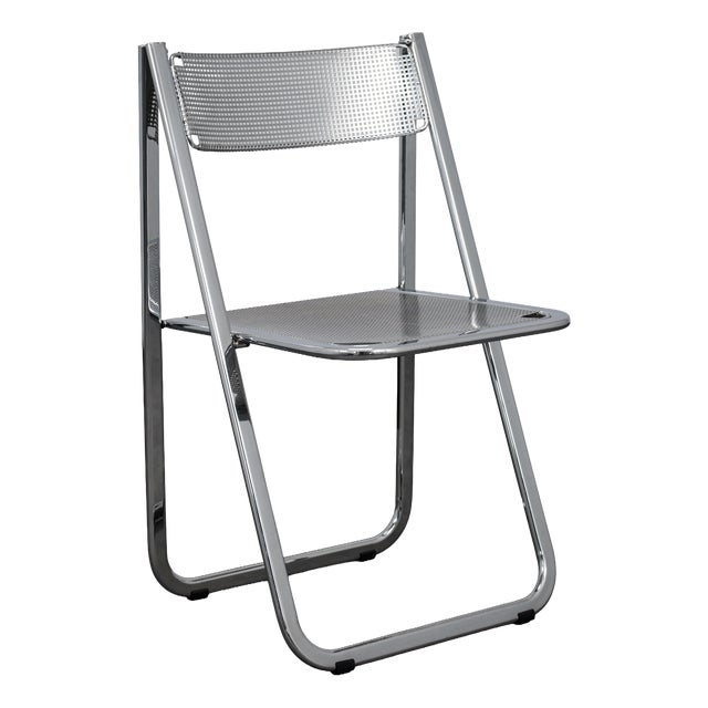Tamara Perforated Metal Folding Chair from Arrben, 1980s For Sale