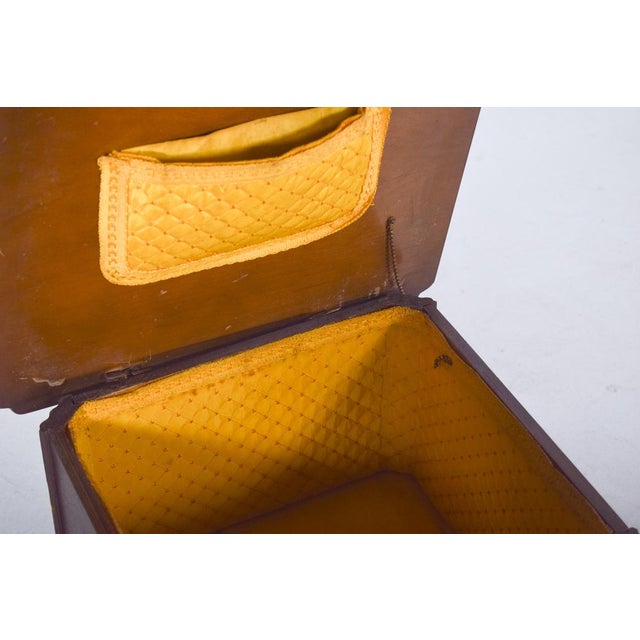 Brown English Sewing Table in Wood, 1890s For Sale - Image 8 of 10