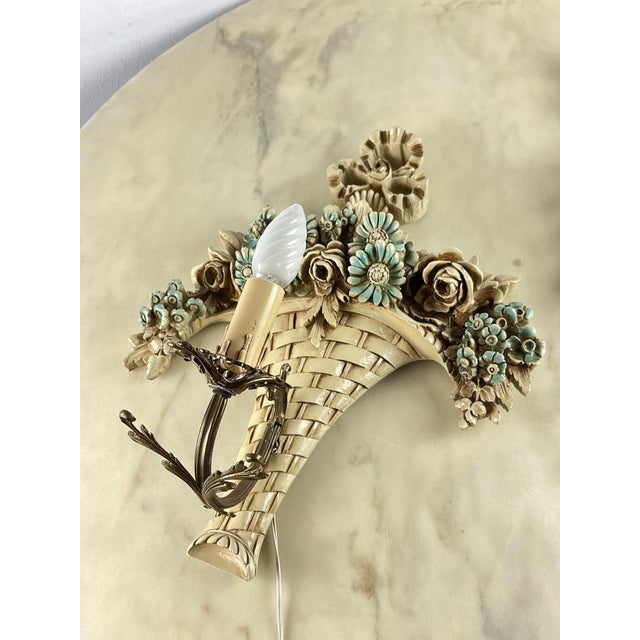 Vintage Italian Venetian Wall Lights, 1960s, Set of 2 For Sale - Image 3 of 14