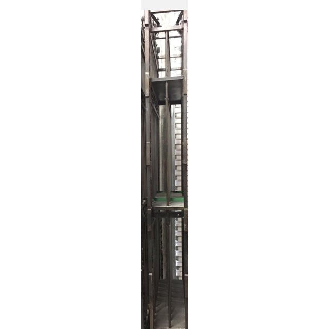 Italianate Style Custom Made Iron Wine Racks For Sale - Image 4 of 6
