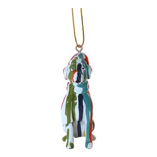 Interior Illusions Plus Boxer Holiday Dog Ornament For Sale