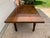 Rustic Walnut Farmhouse Extension Dining Table For Sale - Image 9 of 12