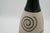 Mid-Century Modern Late 20th Century Black & Ivory Spiral Chulucanas Longneck Vase Pottery Lamp For Sale - Image 3 of 7