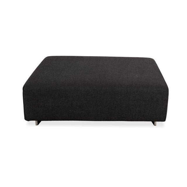 Grey Anthracite Fabric Fields Stool by Brühl For Sale - Image 5 of 7