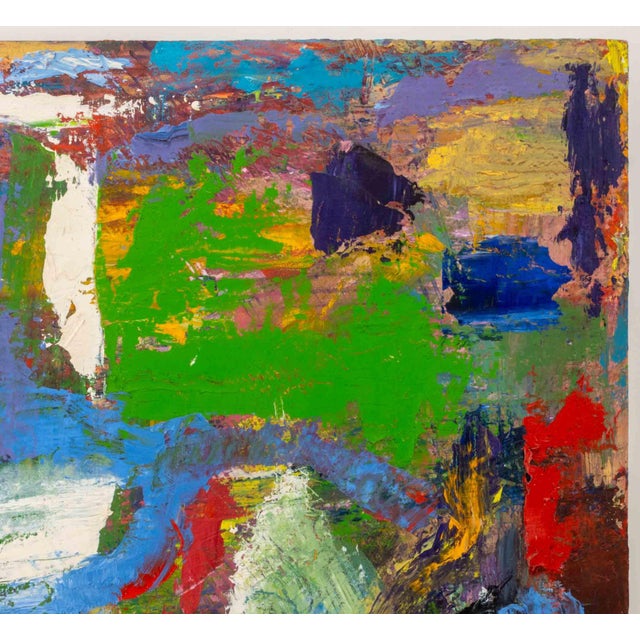 Karen Schlansky Abstract Composition Oil For Sale - Image 4 of 7