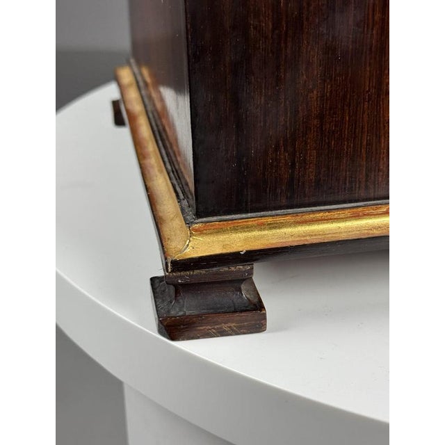 Small Art Cabinet with Achitectural Marquetry, 1700s For Sale - Image 9 of 18