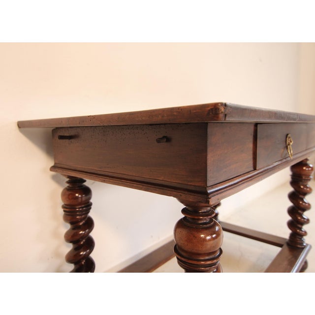 Late 19th Century French Louis XIII Walnut Side Table For Sale - Image 15 of 18