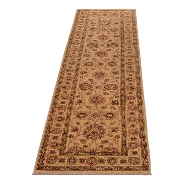 Middle Eastern Hand-Knotted Rug with Floral Design For Sale