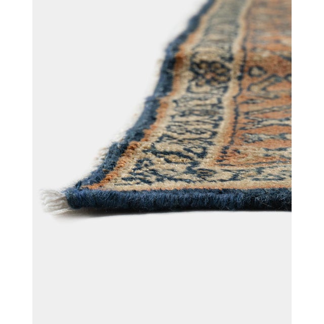 Traditional Antique Malayer Navy Blue Area Rug 4'1 X 6'5 For Sale - Image 3 of 14