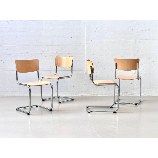 Original thonet s43 cantilever chair, designed by mart stam. As one of the most important classics of bauhaus design, the...