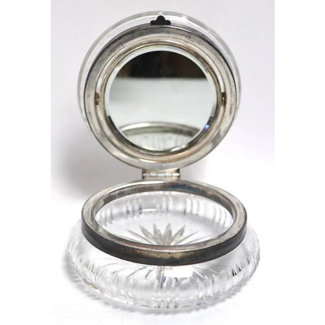 Brilliant Cut Powder Jar, Jewelry Box by C F Monroe For Sale - Image 11 of 12