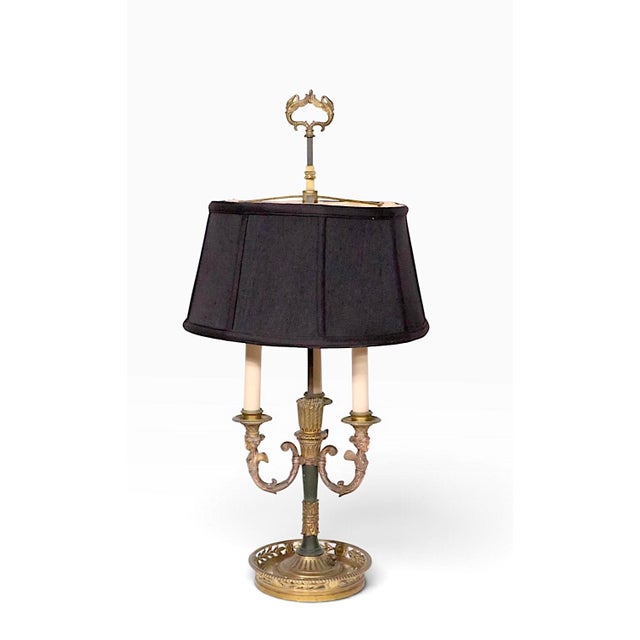 Vintage French Bouillotte Table Lamp For Sale - Image 11 of 18