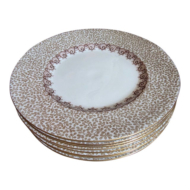 1940s Eight Royal Doulton Gaythorne Salad Plates For Sale