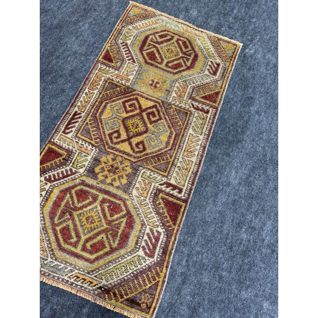 Early 21st Century Turkish Yastik Rug 1'7" x 3'3" For Sale - Image 5 of 5