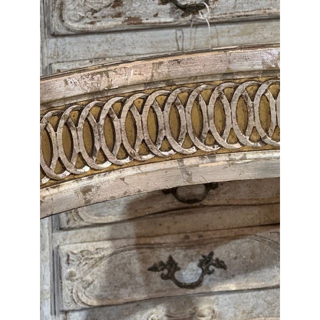 Traditional Pair of Italian Silver Giltwood Chairs For Sale - Image 3 of 5