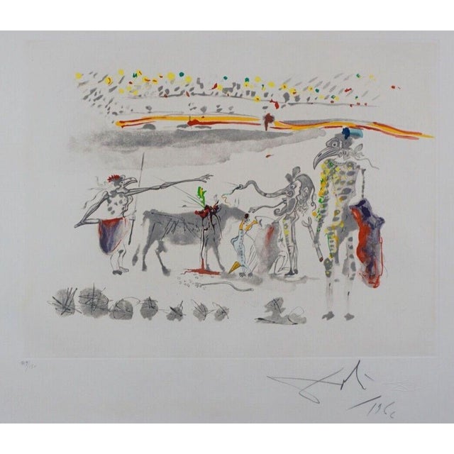 Surrealism 1970s Salvador Dali Tauramachi Surrealiste the Parrots For Sale - Image 3 of 6