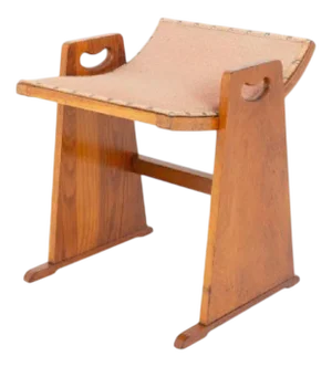Arts and Crafts Piano Stool in Oak, 1920s