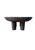 Bold in scale and quietly monumental in form, this sculptural coffee table is handcrafted from solid suar wood and...