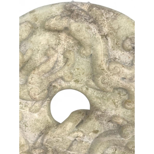 A Chinese Hand Carved Dragon Sculpture For Sale - Image 12 of 14