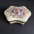 French Porcelain Casket Trinket Box Hand Painted Courting Couple Dancing Scene A beautiful trinket box with gold gilt trim...