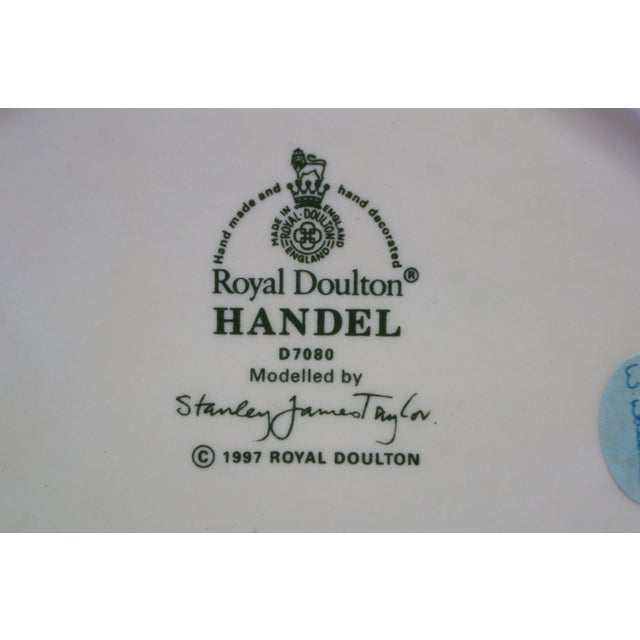 1990s Royal Doulton George Frideric Handel Great Composer Toby Character Jug For Sale - Image 6 of 12