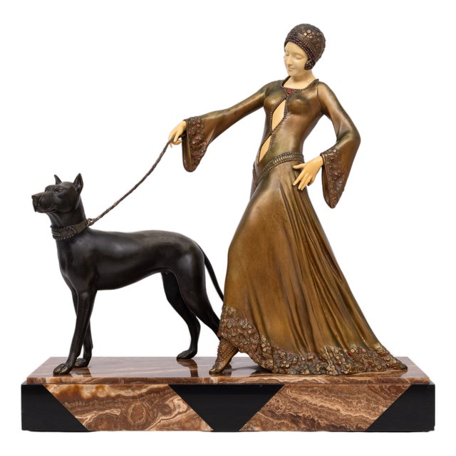 Georges Gori, The Guardian, 1920s, Bronze For Sale