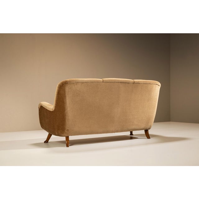 Three-Seater in Mohair from Berga Möbler, Sweden, 1940s For Sale - Image 3 of 13