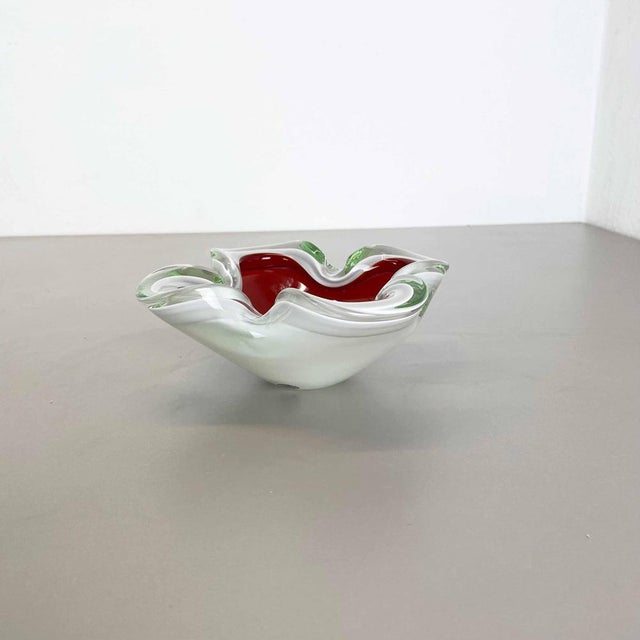 Large Murano Glass Bowl or Ashtray, Italy, 1970s For Sale - Image 4 of 18