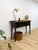 Nichols and Stone Solid Black Wood Console Two Drawers Modern Transitional For Sale - Image 10 of 16