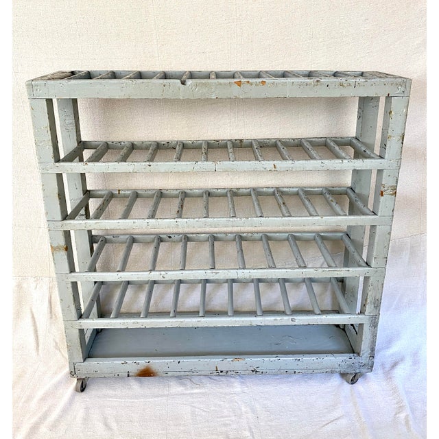 Vintage French Boulangerie Bakery Cart Rack For Sale - Image 12 of 12