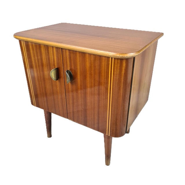 Mid-Century Cabinet in Wood with Inlay, 1960s For Sale - Image 15 of 15