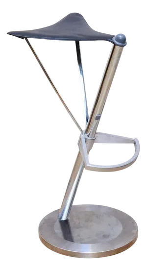 Frenesi Aluminum Stool by Ramón Benedito for Group Transatlantic, Spain, 1980s