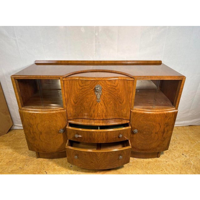 Art Deco Burr Walnut Cocktail Cabinet from Beautility, 1930-1940 For Sale - Image 11 of 18