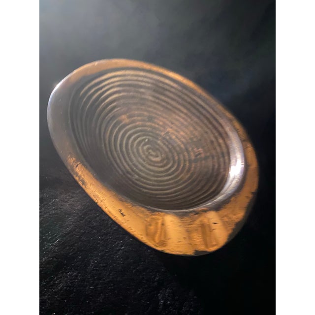 Mid 20th Century Ben Seibel Brass Ashtray / Ribbed Bowl for Jenfred-Ware Raymor, Usa, c.1950 For Sale - Image 5 of 9
