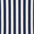 Sample - Schumacher Cabana Stripe Indoor & Outdoor Fabric in Navy For Sale