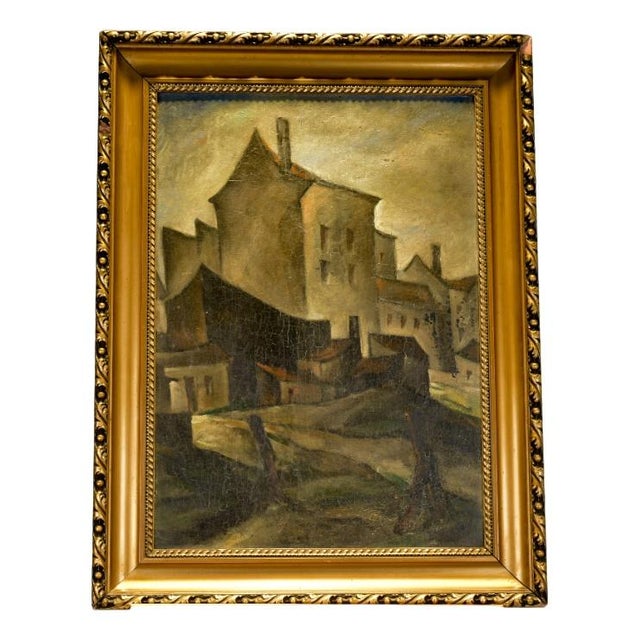 City View Berlin Street, 1925, Oil on Cardboard, Framed For Sale - Image 9 of 9