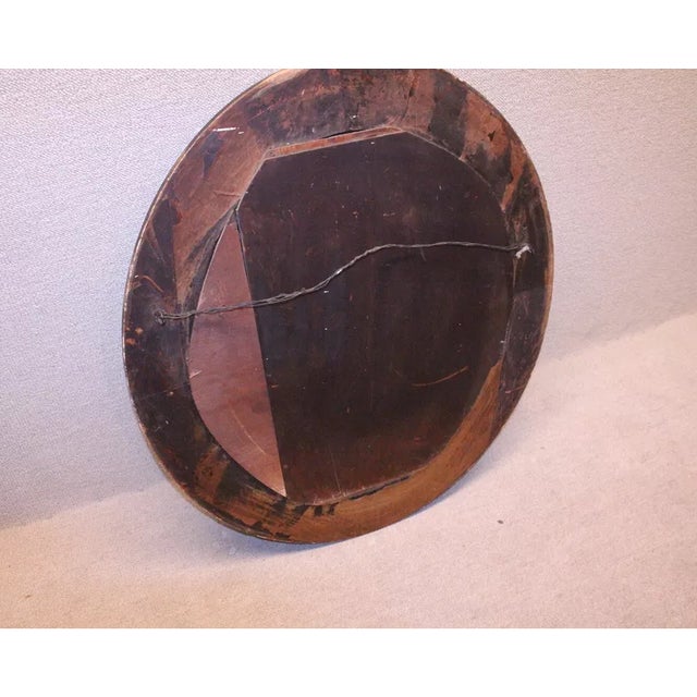 19th Century Oval Wall Mirror Fully Restored For Sale - Image 12 of 12