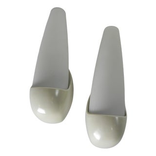 Vintage Wall Lamps in Bakelite Holder by Bo Niko, 1960s, Set of 2 For Sale