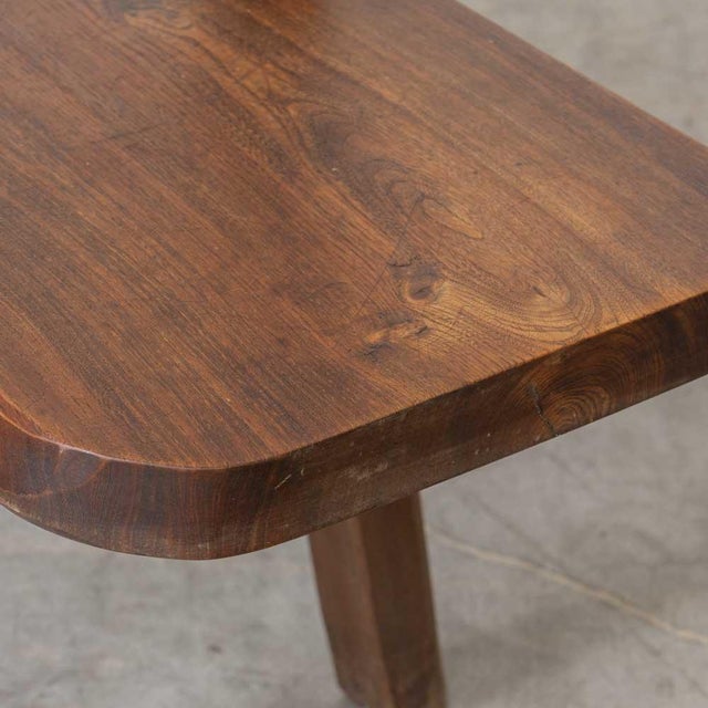 Elm wood bench Attributed to Olavi Hanninen, 1950s For Sale - Image 9 of 16