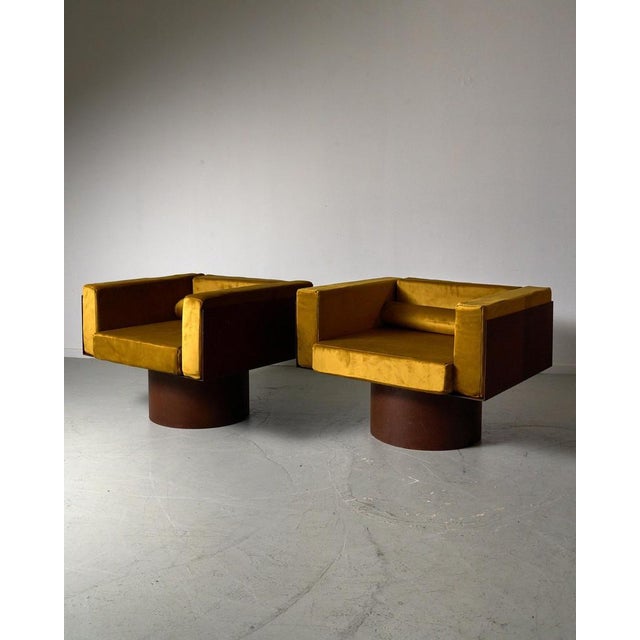 Corten Steel Seating Group, 1980s, Set of 2 For Sale - Image 6 of 15