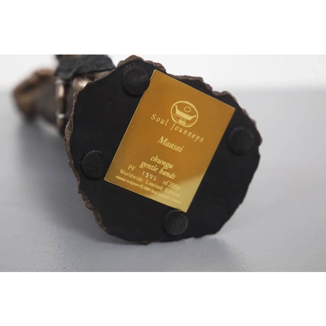 A splendid resin statue made by an unknown artist, in a limited edition. There is a label under the brass base specifying...