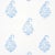 Traditional Schumacher Kerala Paisley II Wallpaper In Blue For Sale - Image 3 of 4